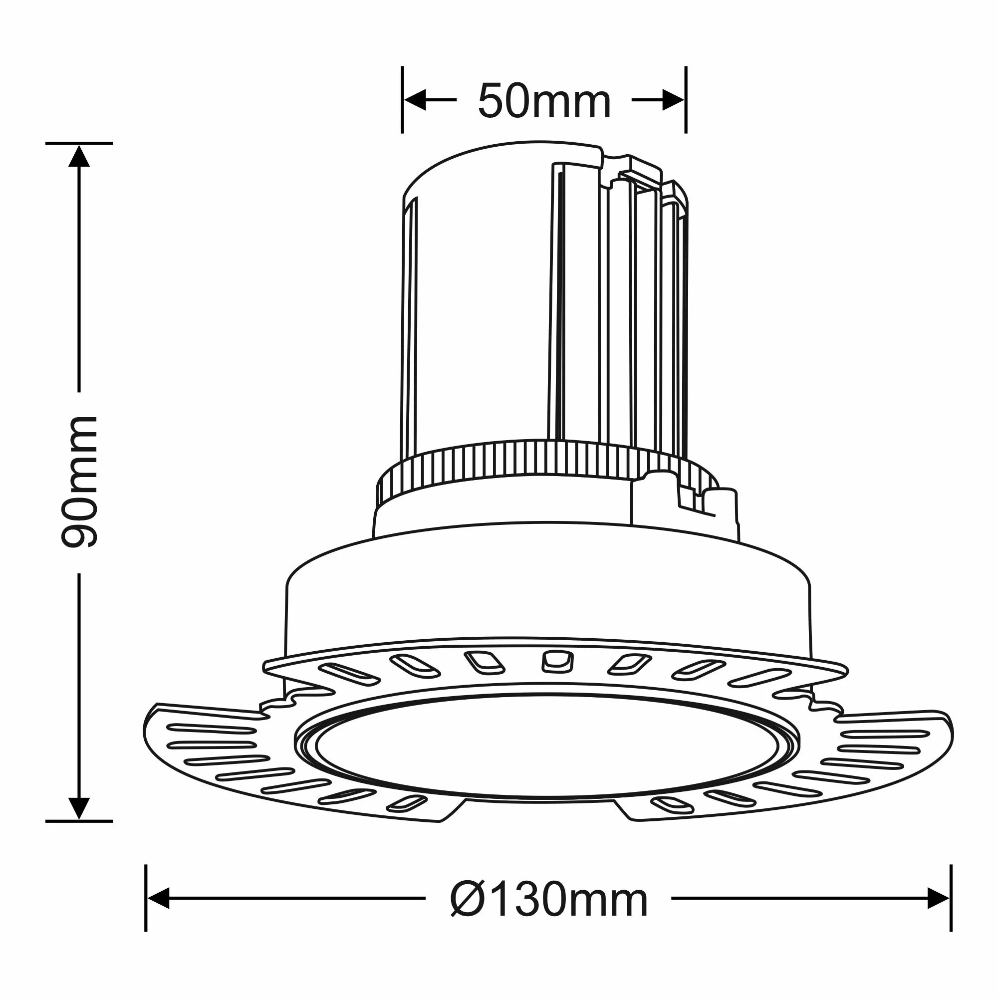Basy 9 Recessed Ceiling Luminaires Dlux Round Recess Ceiling